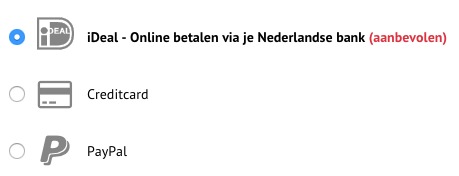 Waar kun je mee betalen bij Relatieplanet?