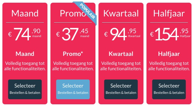 Secondlove Prijzen
