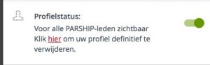 Parship uitschrijven