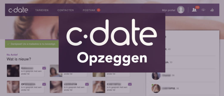 C-Date opzeggen